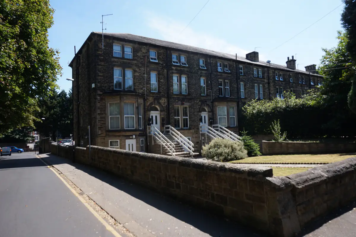 Victorian stone houses on Allerton Hill in Chapel Allerton, Leeds
