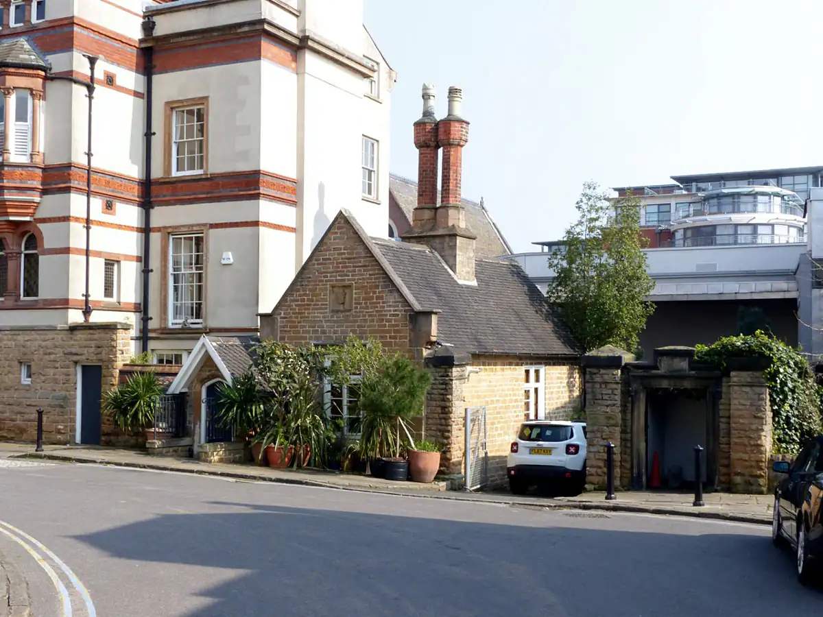 East Lodge at the entrance to the Park Estate in Nottingham